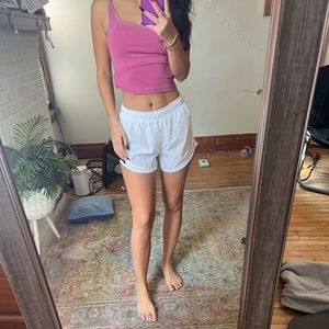 White Nike Athletic Shorts